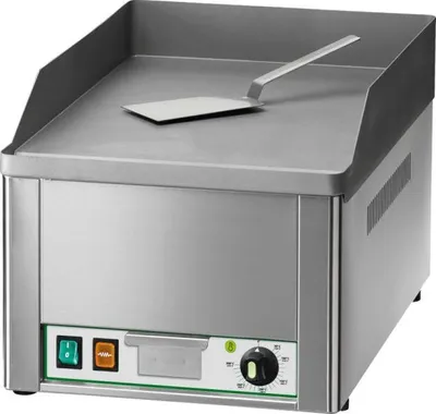 Zdjęcie produktu dla KBS Elektryczna płyta grillowa 1 strefa grzewcza Smooth 3 Kw 335x570x300 mm 230 Volt