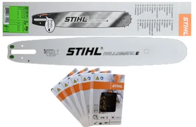 Produktbild von Stihl Schneidgarnitur Führungsschiene 30030006811 E 37cm 0,325'1,6mm+5 Stihl original Vollmeißelketten 36390000062