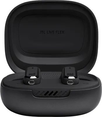 Produktbild von JBL LIVE Flex True-Wireless In-Ear Bluetooth Kopfhörer schwarz (JBLLIVEFLEXBLK)