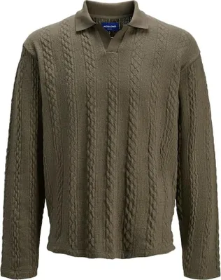 Produktbild von Jack & Jones Winter Cable Langarm-polo Grün L Herren Grün L