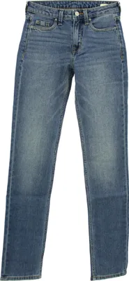 Produktbild von 33044 Esprit, Medium Rise Straight, Damen Jeans, Stretchdenim, blue used, W 25 L 32