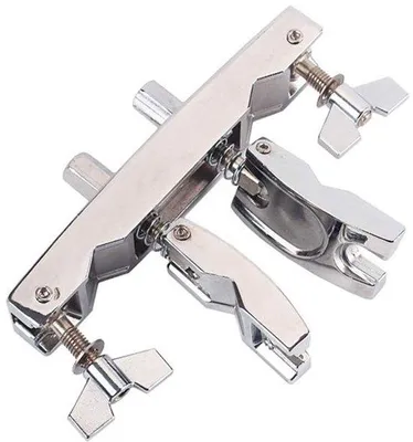 Zdjęcie produktu dla Aluminiowy klips do bębnów - wielofunkcyjny - 16 cm - srebrny - wytrzymały