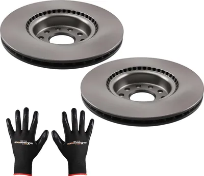 Obrázek produktu pro 2x brzdové kotouče vpředu pro VW Golf V VI VII Passat CC Scirocco Tiguan 5Q0615301F