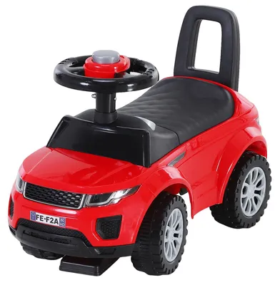 Produktbild von HOMCOM Kinderfahrzeug Rutschauto Lauflernhilfe mit Hupe PP Rot