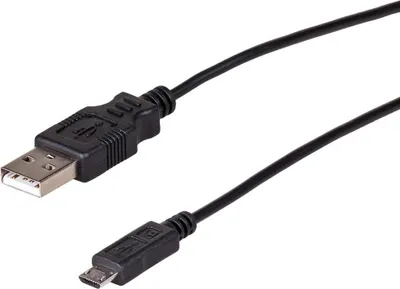 Produktbild von Akyga AK-USB-05, 0,6 m, USB A, Micro-USB B, USB 2.0, Schwarz