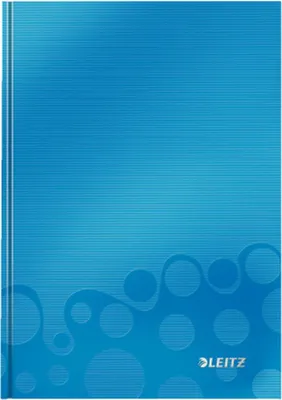 Obrázek produktu pro Leitz 4627-10-36, Modrá, A5, 80 listy, 80 g/m², Linkovaný papír, Pevná vazba