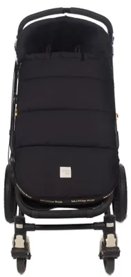 Produktbild von Kinderwagen Fußsack Winter Eco Mum - 90 x 47 cm - Schwarz | by Walking Mum