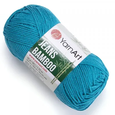 Produktbild von Yarn Art Jeans Bamboo 140 Turquoise Strickgarn