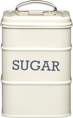 Image de sucrier Living Nostalgia 17 cm crème acier