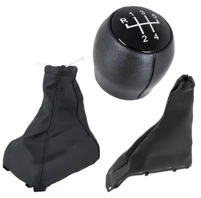 Für Opel Astra F 1991-2002 Schaltknauf 5-Gang Schaltmanschette Handbremse Rahmen in der Farbe von GOLDCAR