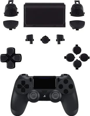 Produktbild von MMOBIEL Austausch-Set für Volltasten für Playstation 4 Slim / Pro Dualshock 4 Controller