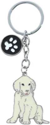 Produktbild von Goldener Hundeschlüsselanhänger, Metall, S, Hundeausweis