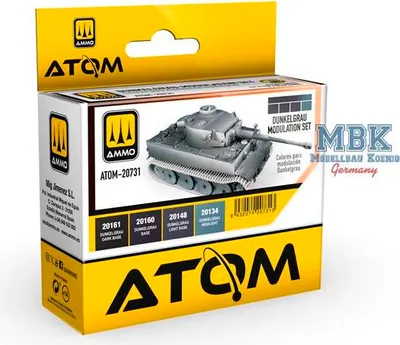 Obrázok produktu pre Ammo of MIG ATOM20731 ATOM Tmavošedá modulácia Set
