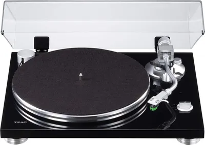 Produktbild von TEAC TN-3B-SE/B, Audio-Plattenspieler mit Riemenantrieb, Manuell, Schwarz, 33,45 RPM, 33 1/3,45 RPM, MM-type (VM-type)