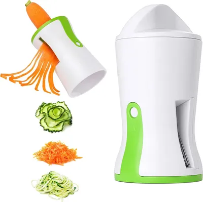 Produktbild von Spiralschneider Hand - Spiralschneider Gemüse Schneider für Karotte, Gurke, Kartoffel,Kürbis, Zucchini,
