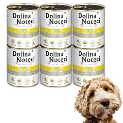 Produktbild von Dolina Noteci Premium Nassfutter für Hunde Huhn 6x400g