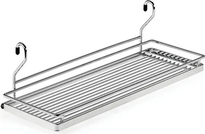 Produktbild von LINERO K 16 Mehrzweckablage chrom poliert Höhe 150 mm für Relingsystem