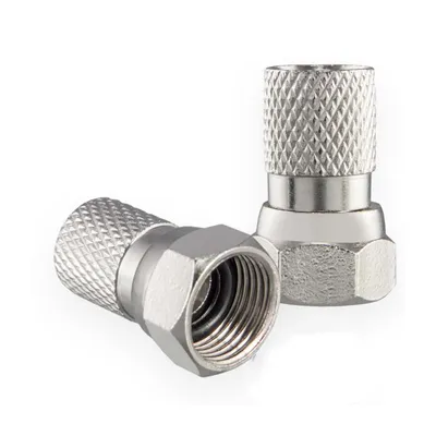 Produktbild von ViVanco™48/01 02, F-Typ, F-Typ, Männlich, Weiblich, Silber, Karton mit Aufhänger