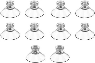 Obrázok produktu pre Priehľadné plastové prísavky na okná, do auta a na dekoráciu, 40 mm, 20 ks