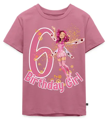 Produktbild von Spreadshirt Mia and Me 6. Geburtstag Geburtstagsgeschenk Kinder Premium T-Shirt, 98/104 (2 Jahre), Mauve