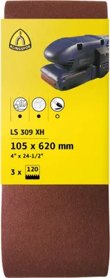 Image de Klingspor bande abrasive LS 309 XH largeur 75 x longueur 533mm grain 80 sans fin - 7020