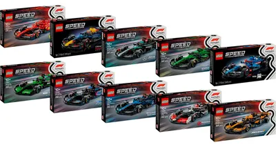 Produktbild von LEGO Speed Champions Formel 1 Bundle, Konstruktionsspielzeug