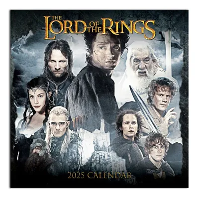 Obrázok produktu pre Pán prsteňov - The Lord of the Rings 2025 - Nástenný kalendár