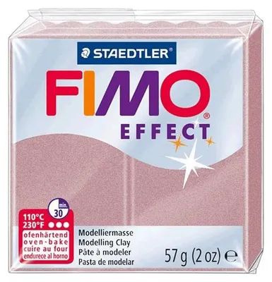 Obrázek produktu pro Staedtler FIMO 8010 Glitter, Modelářská hlína, Růžové zlato, Dospělý, 1 kusů, 1 barva/barev, 110 °C
