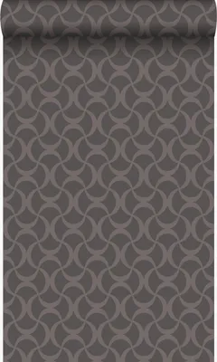 Obrázek produktu pro Origin Wallcoverings tapeta grafický vzor tmavě šedá 53 cm x 10,05 m