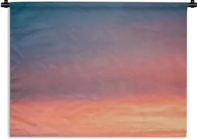Produktbild von MuchoWow® Wandteppich Wandbehang Sonne - Himmel - Wolken - Rosa 60x45 cm Tapisserie Dekoration Wandtuch - Das Schlafzimmer