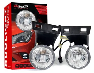 Image de Einparts Feux DRL Duolight DL19 pour voitures, feux antibrouillard LED 2-en-1