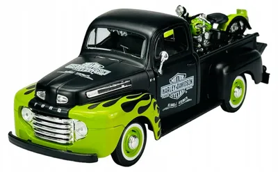 Image de Maisto Set 1948 Ford F-1 Pickup et Harley-Davidson 1:24