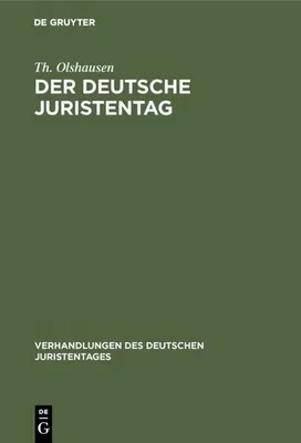 Produktbild von Der deutsche Juristentag