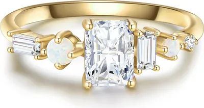 Produktbild von Glanzstücke München Ring Sterling Silber Zirkonia Opal 50083348 56