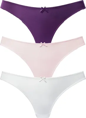Produktbild von PETITE FLEUR String lila + flieder + creme Größe 44/46