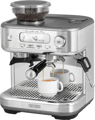 Obrázok produktu pre SENCOR SES 6050SS Tlak: 15 barov, 3 automatické programy, 15 nastavení hrubosti mletia, zásobník na zrnkovú kávu: 250 g, zásobník na vodu: 2,3 l