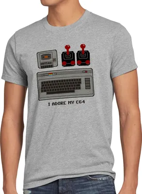 Produktbild von style3 I Adore My C64 Herren T-Shirt heimcomputer classic