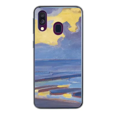 Produktbild von MuchoWow® Handyhülle Schutzhülle Hülle für Samsung Galaxy A40 Am Meer - Piet Mondrian Silikon Softcase Handy Hülle - Handy-Tasche