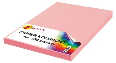 Immagine prodotto di Carta colorata A4 120g rosa pastello 100 fogli