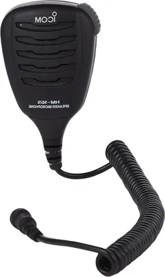 Productafbeelding van Luidspreker Microfoon - Handmicrofoon - Maritieme Communicatie - Waterdicht Ontwerp - Eén Maat - Zwart