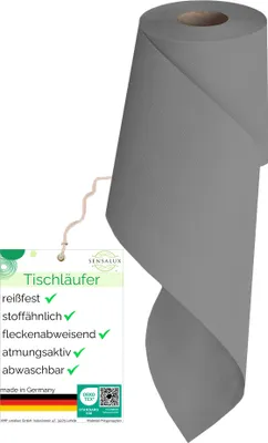 Produktbild von Sensalux Tischläufer 15cm x 25m grau