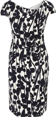 Produktbild von Vera Mont Damen Cocktailkleid Kurzarm Cream/Dark Blue,44