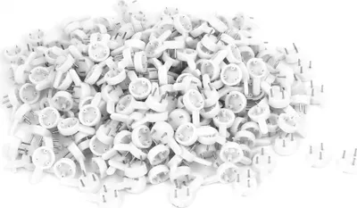 Produktbild von 60 Stück unsichtbare Hartwand-Haken, spurlose Wand-Bilderhaken, nahtloser Nagelaufhänger für Hardware, Befestigungen und Haken, Bilderrahmen-Kleiderbügel, Wandhalterung, keine Abdrücke