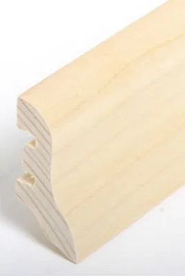 Produktbild von Sockelleiste Echtholzfurnier 20 x 40 x 2500 mm Ahorn Echtholzfurnier Fußleiste furniert by PROVISTON 25 Meter | 10 Stück