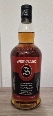 Produktbild von Springbank 10 Jahre Palo Cortado Fassstärke 55 % 70 cl