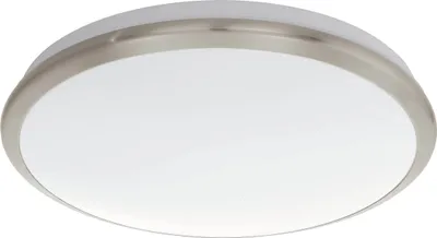 Produktbild von Eglo 93499 Manilva LED Wandleuchte / Deckenleuchte 18W Stahl nickel-matt weiss