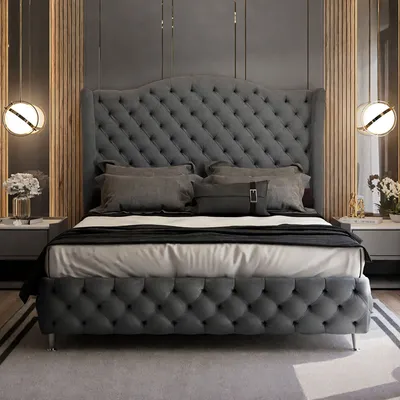 Produktbild von Gepolstertes Bett IMPERIAL 180x200 cm Jasmine 96