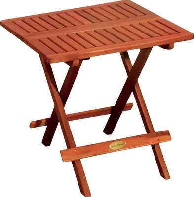 Produktbild von Klapptisch Beistelltisch Balkontisch Holztisch geölt 50x50cm