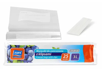 Obrázek produktu pro Mrazicí sáček s klipem 2l 25 kusů