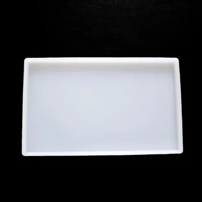 Obrázek produktu pro Velká silikonová forma na podnosy, odlévací forma na epoxidovou pryskyřici, forma na UV pryskyřici, silikonová forma pro kutily, umělecká forma, podtácek, mísa na ovoce, umělecký doplněk